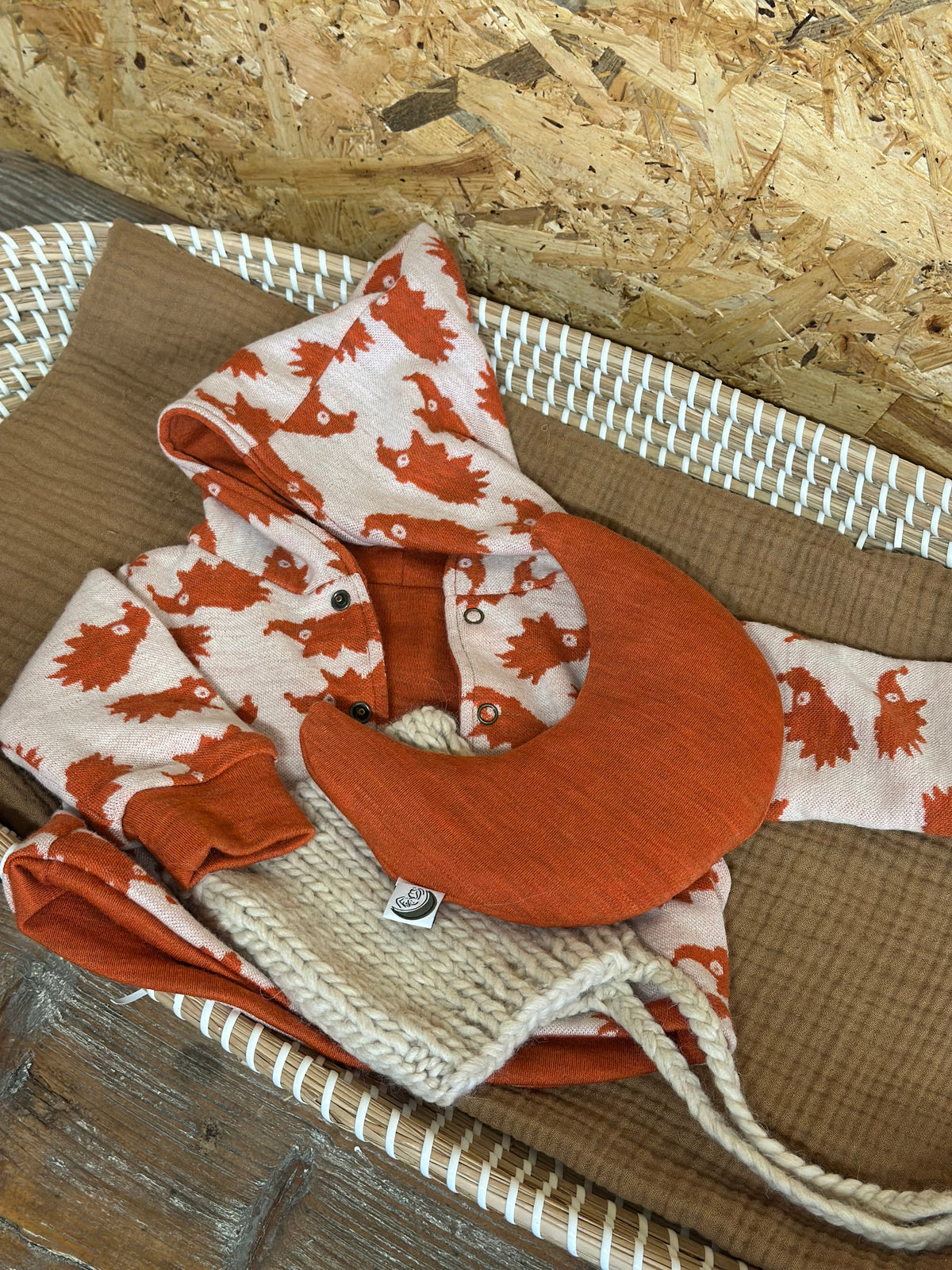 Warmtemaantje Merinowol - Pumpkin