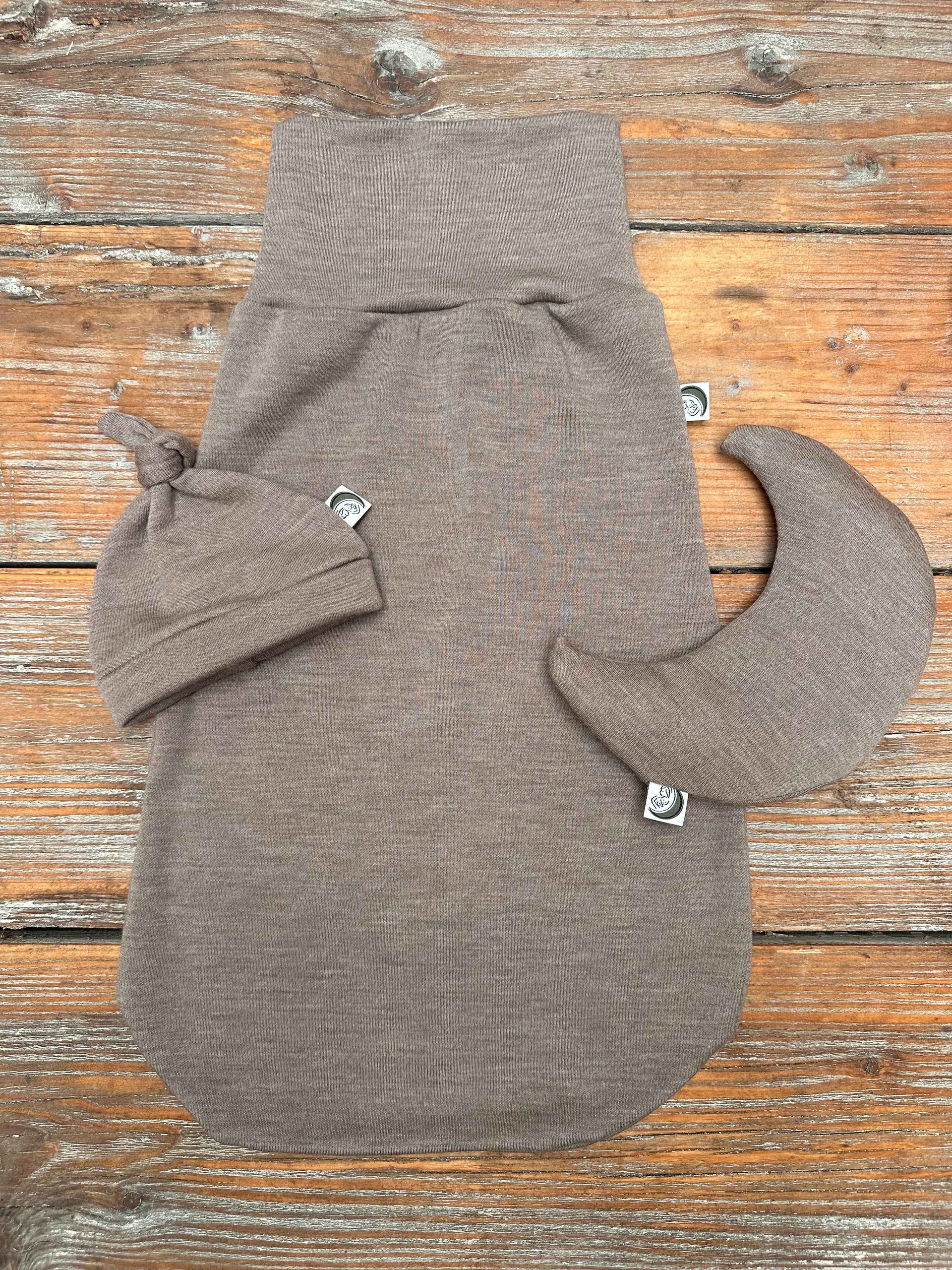 Cocoon bundel - merinowol - Stone