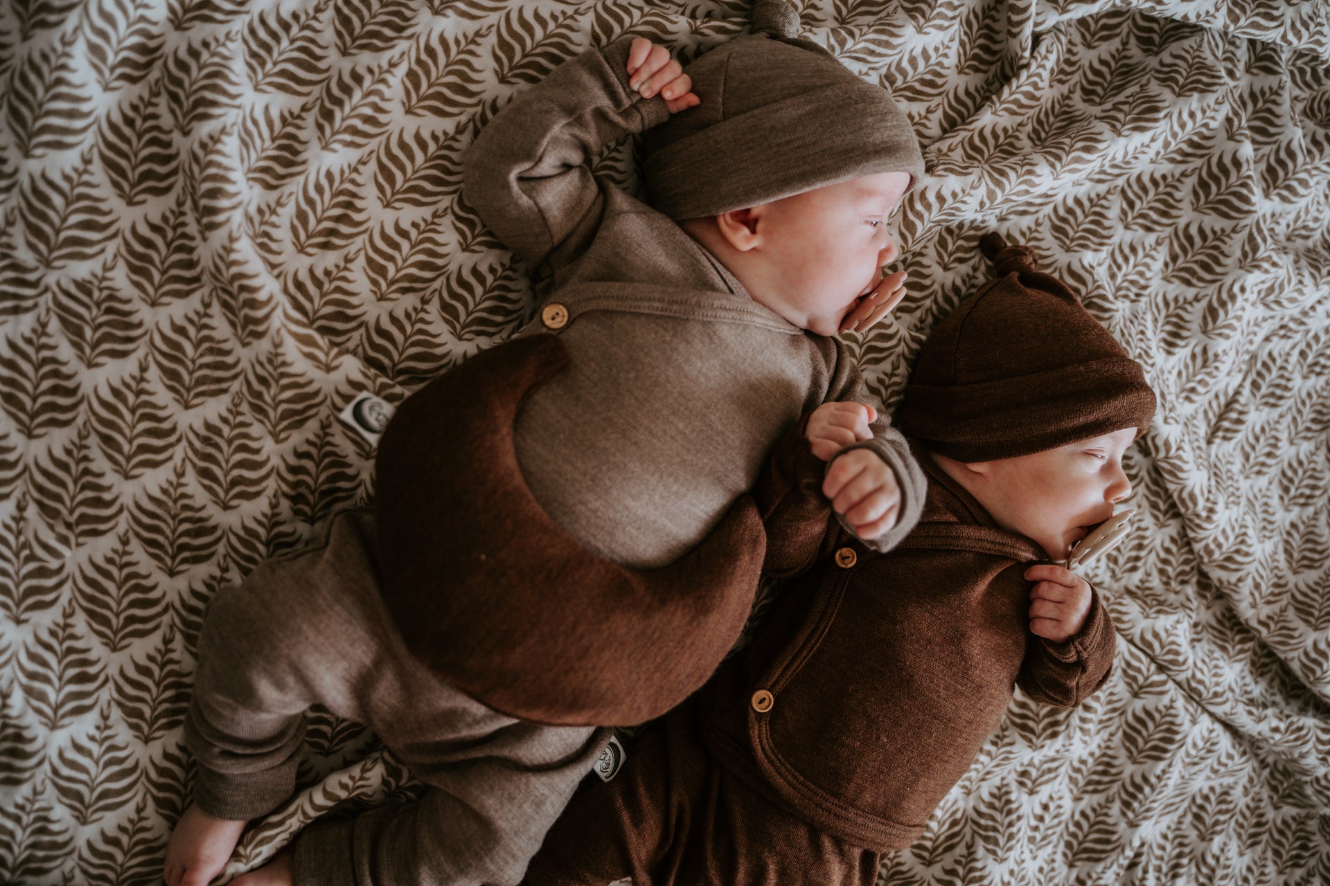 Baby Trousers Merino Wool - Stone