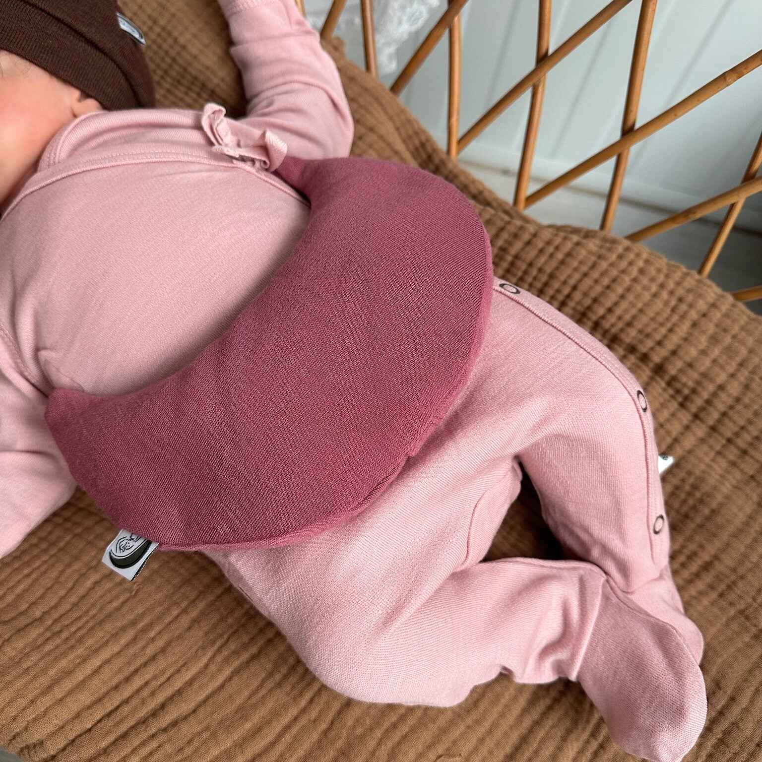 Warmtemaantje Merinowol Heather Pink