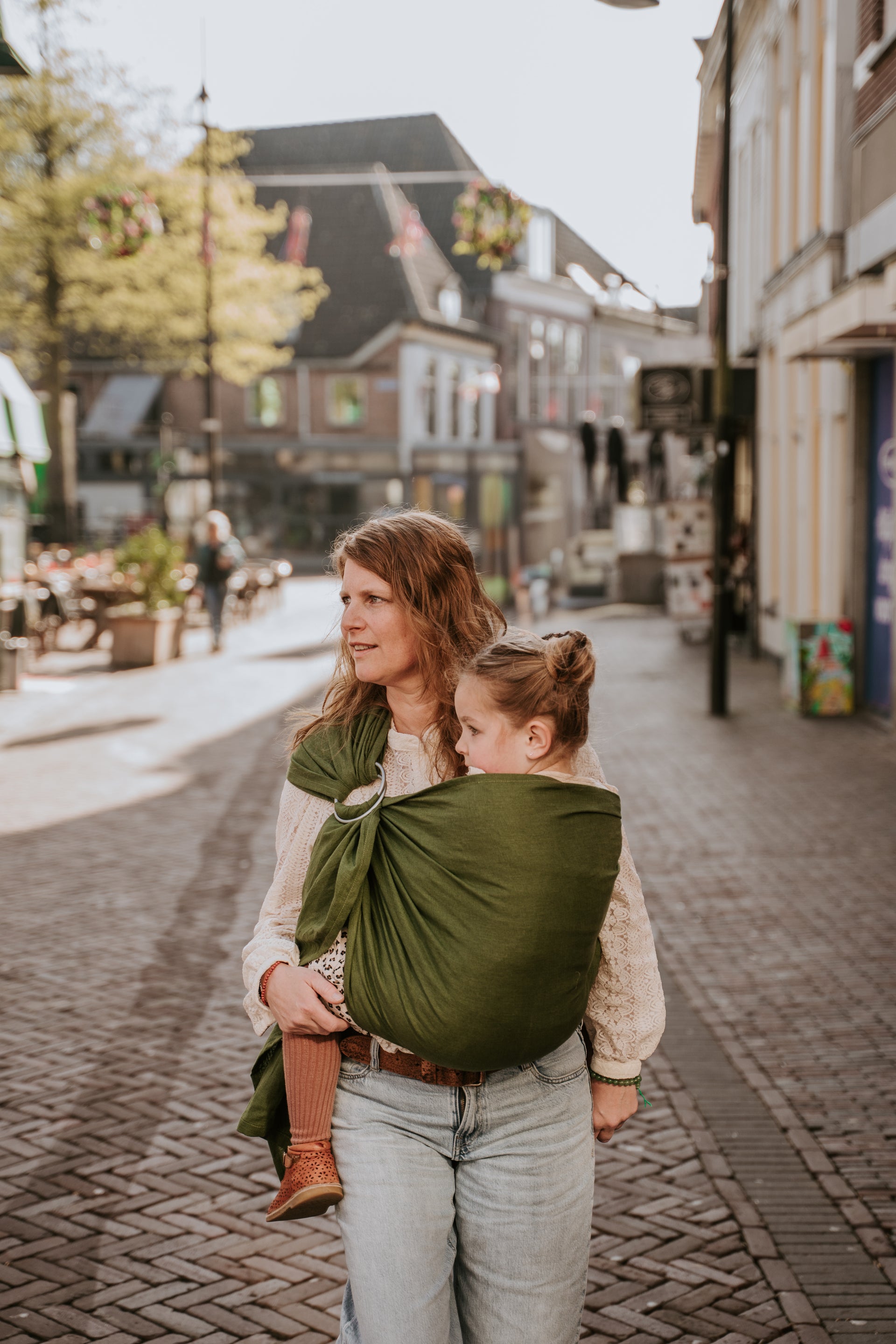 Ringsling Linnen - Forrest Green