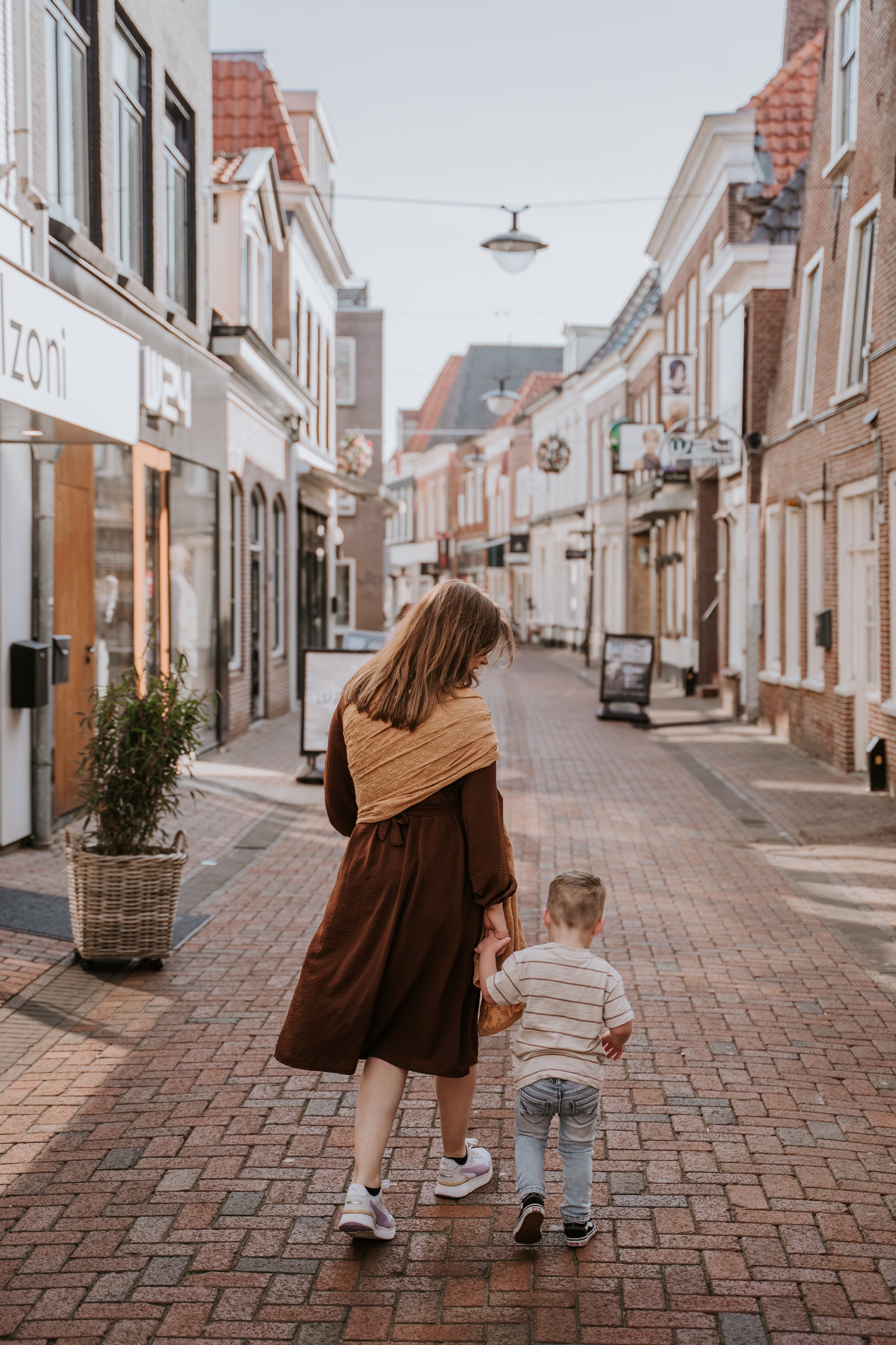 Ringsling Hydrofiel katoen - Daisy Ochre