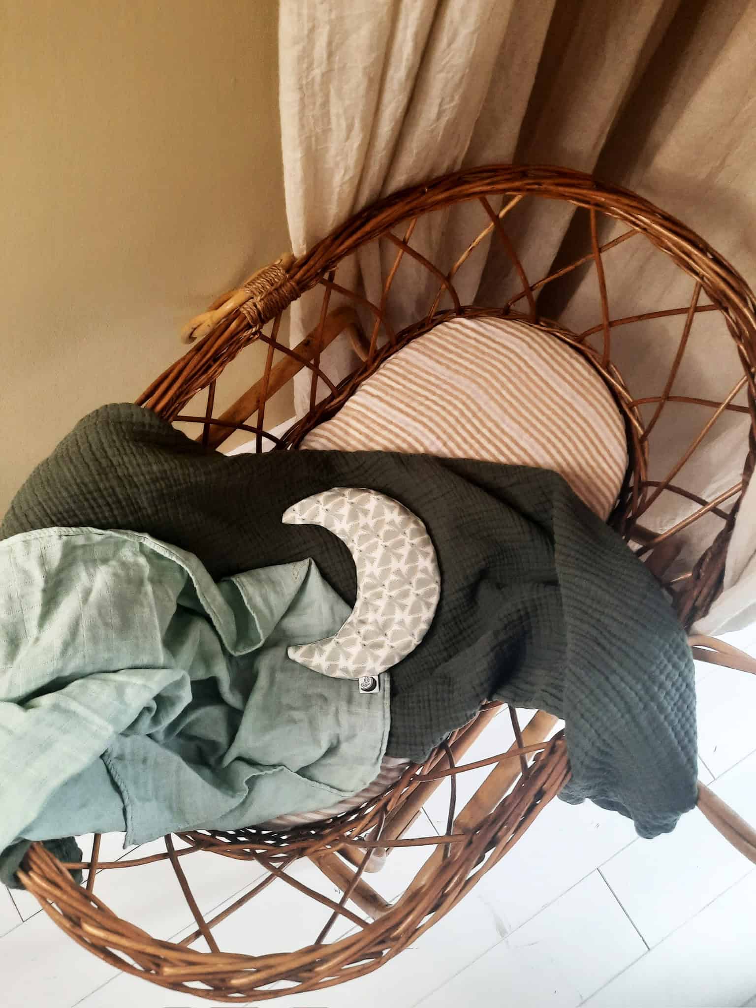Thermal Blanket Organic Cotton - Love Birds