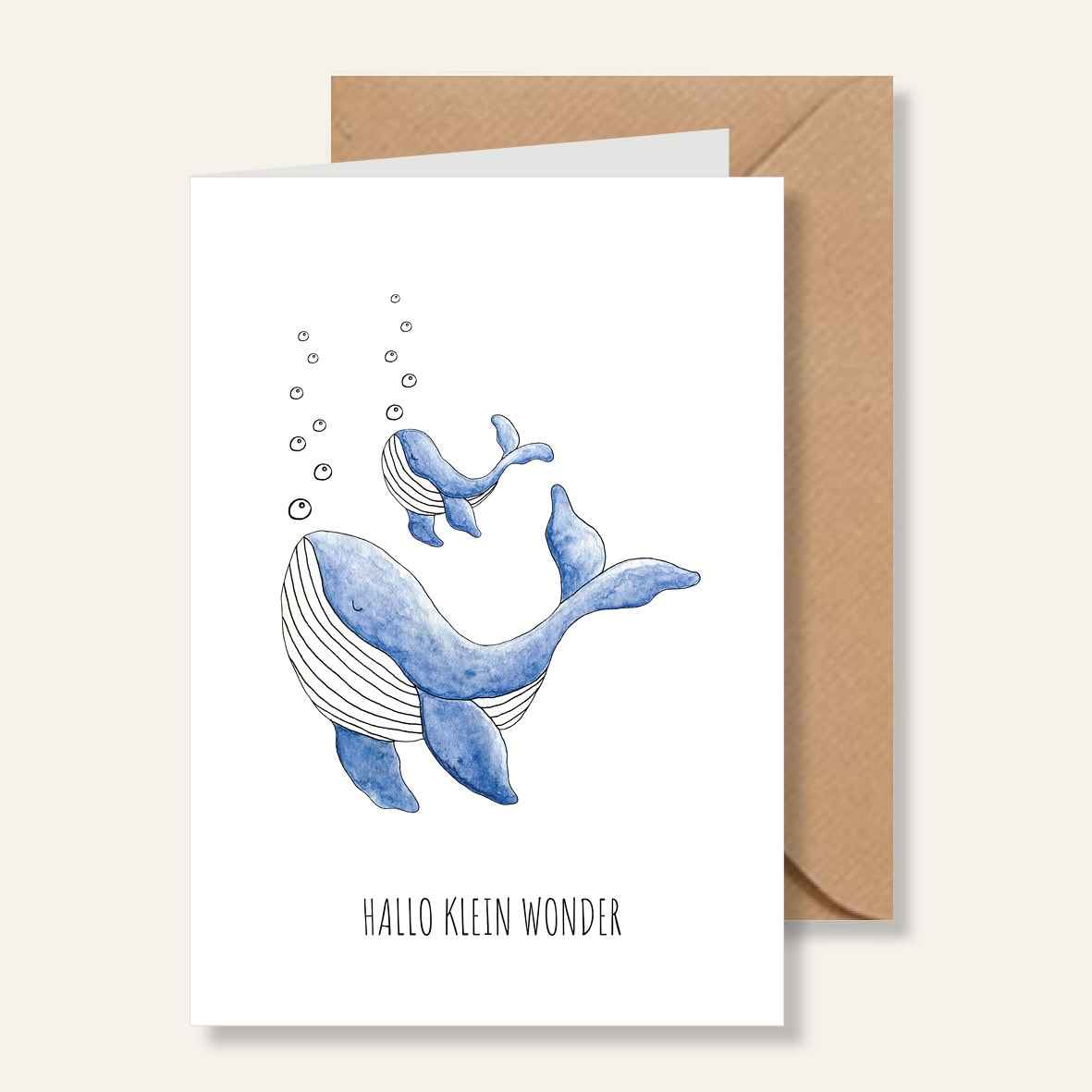 Wenskaart Juulz | Hallo klein wonder