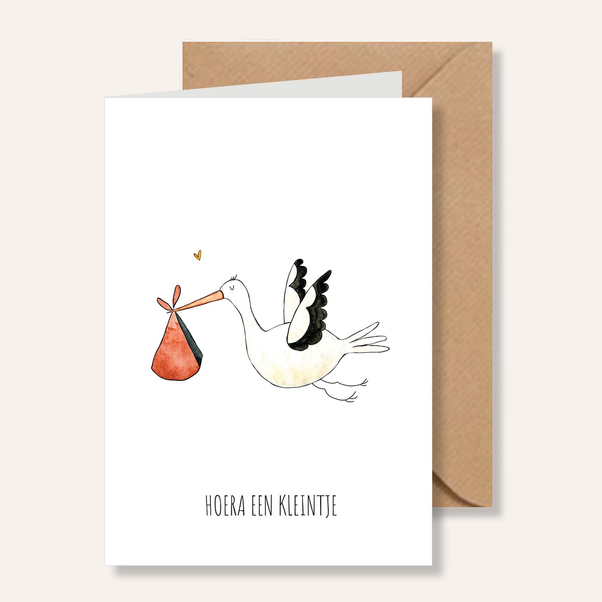 Greeting card Juulz | Hooray a little one