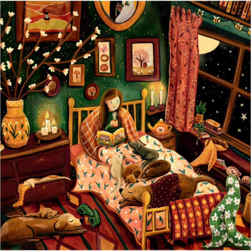 Plate for Seasons Lamp - Cosy Night