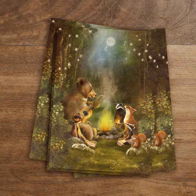 Kaart voor Kaartenlampje | Campfire