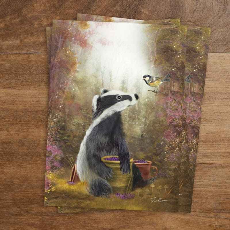 Kaart voor Kaartenlampje | Blueberry