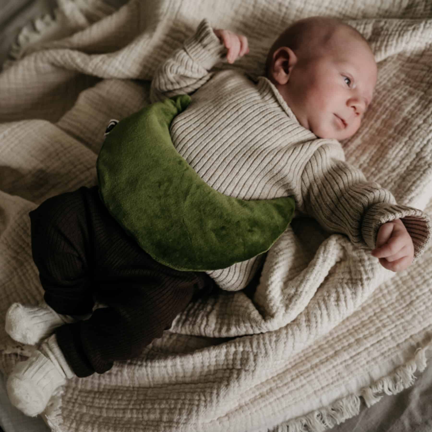 Warmtemaantje Velours Biologisch Katoen - Forrest