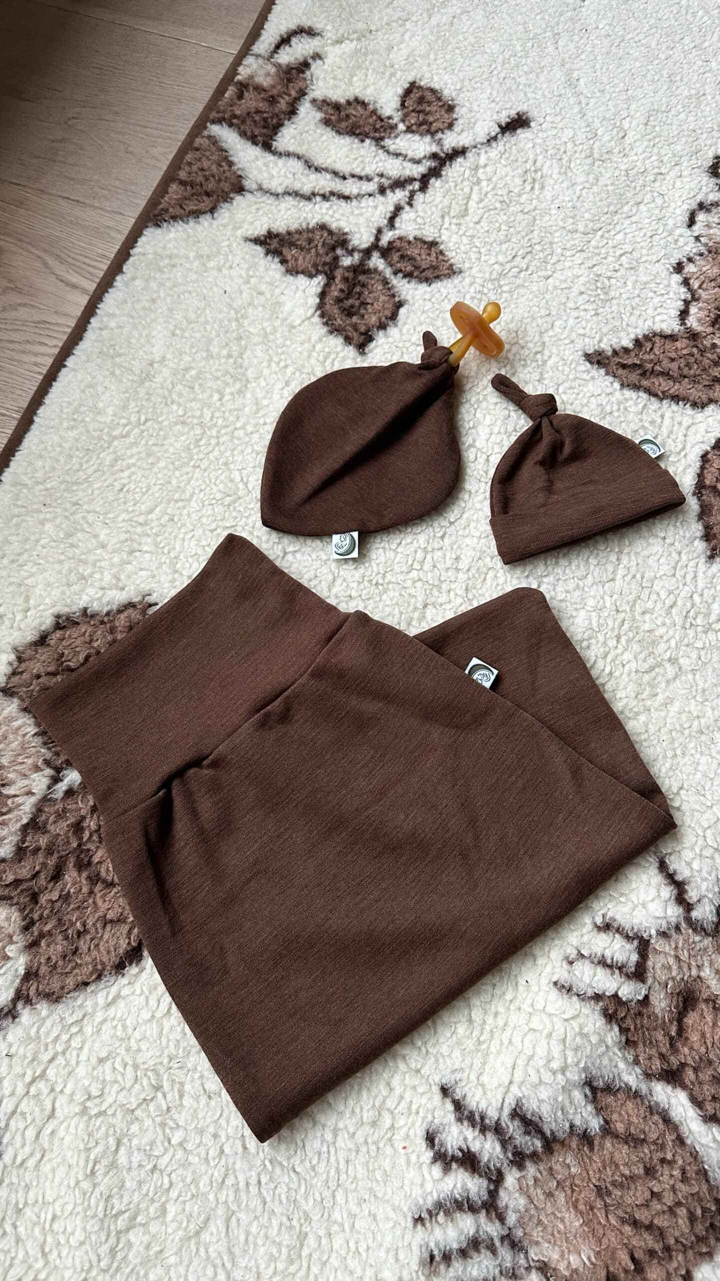 Speendoekje Merinowol Brown
