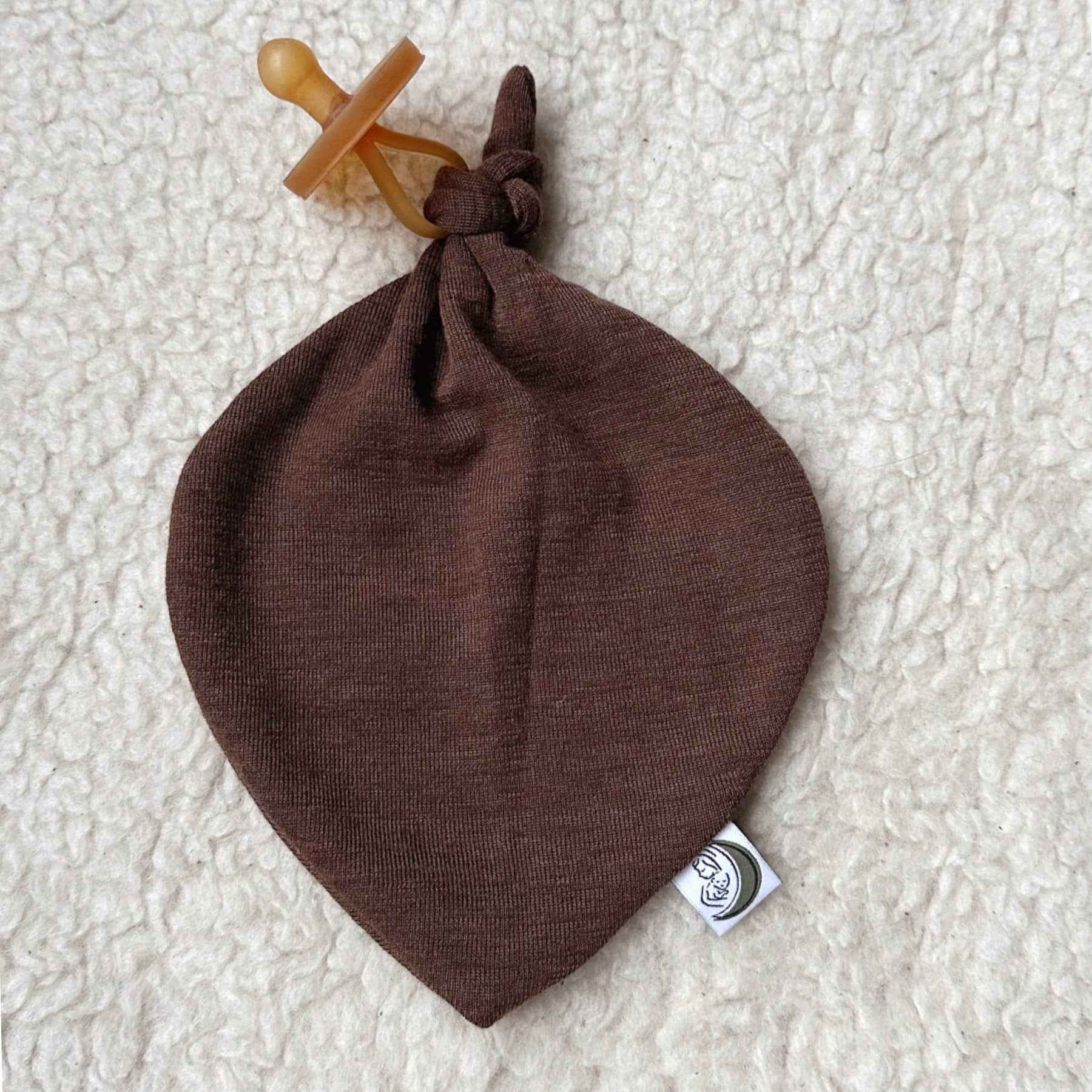 Speendoekje Merinowol Brown