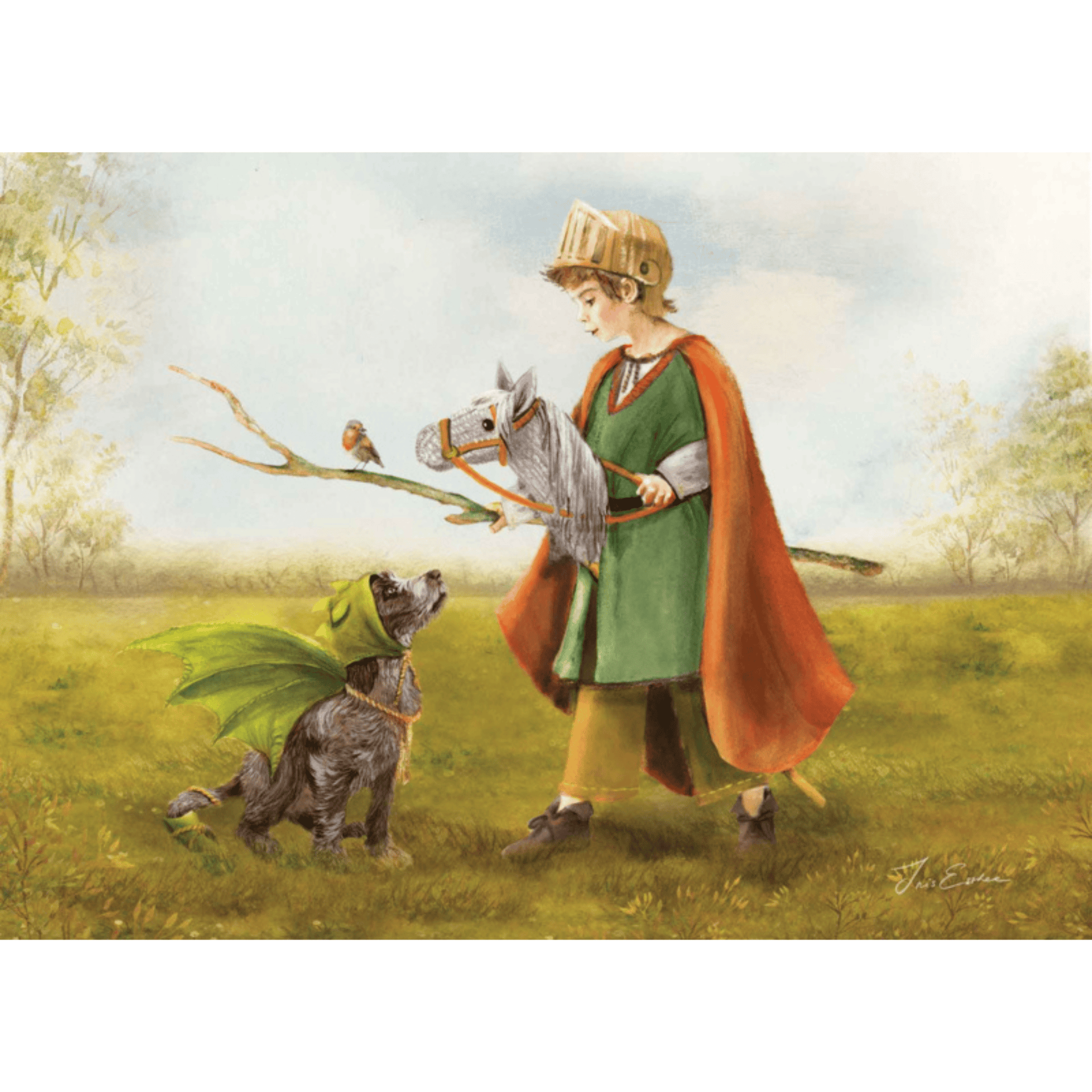 Kaart voor Kaartenlampje - My Dragon and I