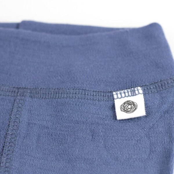 Lille barn babybroekje merinowol vintage indigo