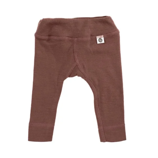 Lille barn babybroekje merinowol Twilight mauve