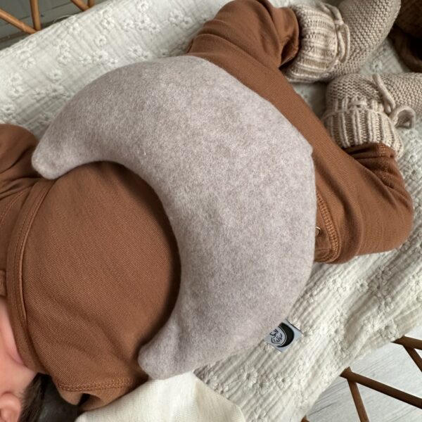 Warmtemaantje fleece taupe