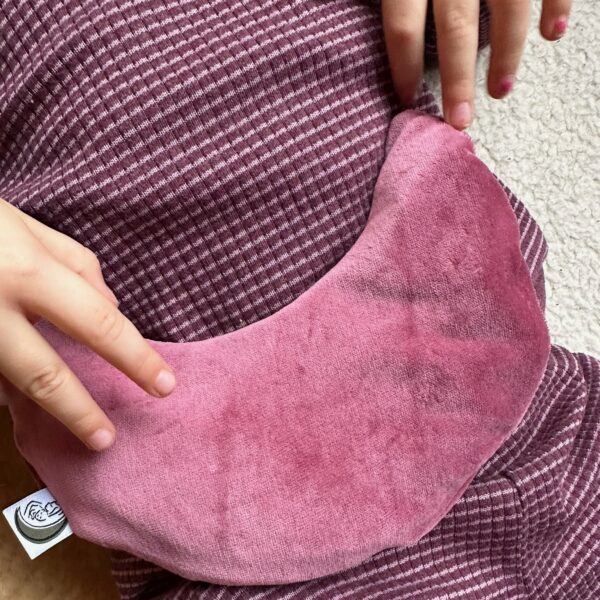 Warmtemaantje velours heather pink